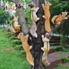 花园摆件仿真小松鼠摆件动物，雕塑园林庭院户外爬树上挂件考拉装饰