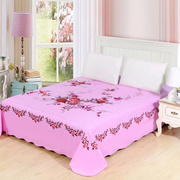纯棉国民床单老式床单纯棉斜纹加厚床单1.8m2.0米床