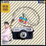 姚弛相机包日本正版GLADEE复古毛绒斜挎手机包学生礼物原创设计