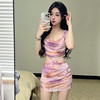 辣妹比基尼泳衣女三件套海边度假长裙小胸聚拢带钢托性感温泉泳装