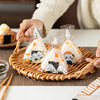 日式三角饭团包装袋可爱卡通紫菜，包饭寿司模具，包装纸一次性打包袋