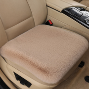 汽车坐垫冬季毛绒单片座椅垫，车载坐垫后排短毛绒，保暖加厚毛垫通用