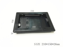 7寸LCD液晶显示外壳文本壳体仪表壳塑料机壳电子触摸屏200x150x26