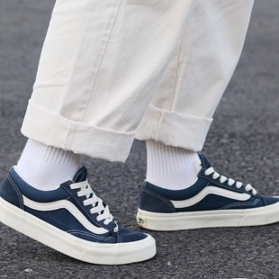 Vans Style 36 STYLE36 vn0a3dz3rfl 深蓝/白色权志龙