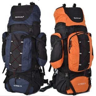双肩背包男款女爬山旅游户外情侣登山包，80l双肩包大旅行包行李包