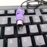 老式圆头键盘鼠标PS2圆孔家用办公游戏圆口台式电脑笔记本USB套装