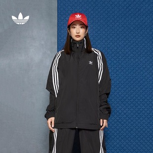 运动夹克外套女装春季adidas Originals阿迪达斯三叶草