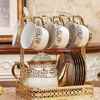 简翊欧式茶具陶瓷咖啡具，骨瓷咖啡杯套装英式整套家用下午花茶杯具