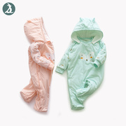 婴儿连体衣冬新生儿衣服，冬季0-3个月宝宝连体棉衣，连脚爬爬服保暖
