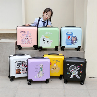 儿童拉杆箱大容量可爱旅行箱男女万向轮静音登机行李箱定制