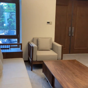 新中式黑胡桃木实木沙发，组合中国风禅意客厅，家具现代简约别墅定制