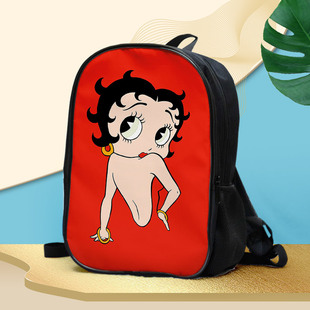 Betty Boop 贝蒂娃娃 双肩包 背包 学生书包旅行休闲包可来图定制