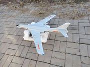轰六K战斗机木制飞机成品模型 玩具军事航模收藏仿真摆件退伍