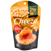 日本进口glico格力高切达干酪味芝士，咸味三角饼干小吃40g