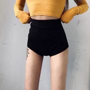 韩国女团金泫雅同款高腰，翘臀修身显瘦紧身弹力短裤热裤爵士演出服