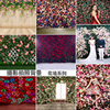 影楼婚纱摄影背景外景，花墙仿真写真拍照背景韩式婚礼幕布鲜花主题