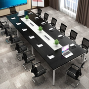大型会议桌会议台开会桌子简约现代谈判桌办公洽谈桌长条办公家具