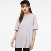 nike耐克短袖女装2023夏季潮紫t恤运动宽松休闲t恤dh4256-511