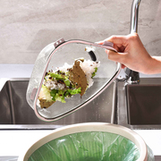 茶叶沥水篮干湿分离水槽，厨房厨余垃圾，过滤篮不锈钢洗蔬菜沥滤水架
