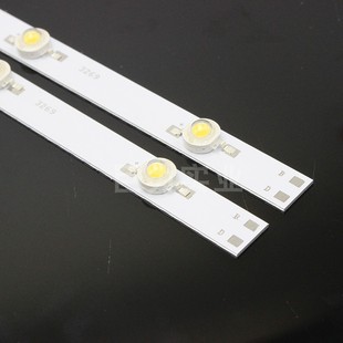 300mm大功率led铝基板长条形，6颗位串联白色水族灯30cm电路线路板