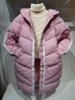 叮当猫品牌童装处理女童中长款冬季羽绒服休闲粉红色修身外套