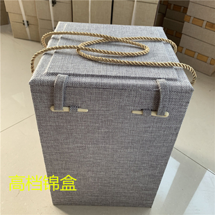 青灰色紫砂壶盒杯盒台湾包装盒古董玉器，盒盒定制特大号宋锦盒(宋锦盒)