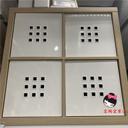 广州宜家库吉斯雷克曼储物盒卡莱克柜适用塑料箱文件收纳盒白色