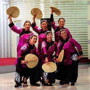 阿婆的幸福生活老太太民族演出服装女舞蹈表演服成人汉族服装