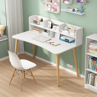 新疆电脑桌家用简易书桌书架，组合简约卧室，学生学习桌租房办公