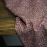 瓦娜家高端品质玫瑰花瓣纤维布料自带花香浅紫小碎花裙袍子衫面料