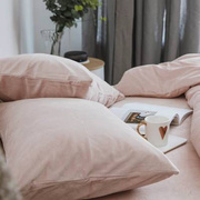冬季天鹅绒枕套珊瑚绒单件枕头套单人法兰绒单品48×74cm一对装