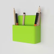 儿童磁性笔筒白板笔粉笔收纳盒可挂可吸式笔盒大容量大磁力纯色