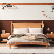 失物招领家具安妮双人床，1.8米实木大床现代简约北欧1.5米床