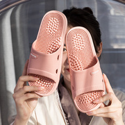 2021pvc颗粒硬刺按摩拖鞋女家用浴室，防滑耐磨脚底穴位足疗鞋