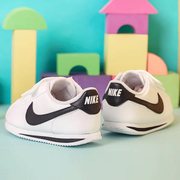 Nike耐克儿童小童鞋男童女童魔术贴运动鞋休闲鞋CORTEZ小白鞋