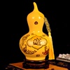 景德镇陶瓷器黄色葫芦，花瓶中式家居摆件客厅，酒店装饰品婚庆工艺品