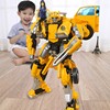 手办变形玩具超大大黄蜂擎天汽车柱机器人模型金刚5男孩儿童正版7