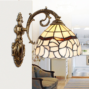 可馨蒂法尼欧式单头壁灯美式卧室，床头灯卫生间灯具创意led走廊灯