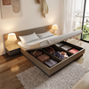日式榻榻米床现代简约小户型，双人床主卧室收纳大床北欧高箱储物床