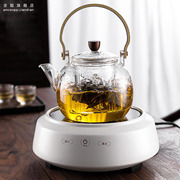耐热玻璃煮茶壶陶瓷电陶炉 家用简约蒸茶壶小型普洱煮茶器