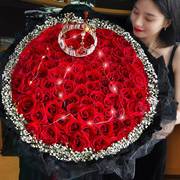 苏州红玫瑰花束送女友鲜花速递同城北京杭州生日礼物配送花店