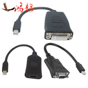 mini DP转HDMI高清线迷你Displayport转DVI/VGA主动式转换线6屏拼