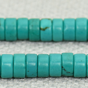 天然优化绿松石隔珠隔片海西扣片 DIY材料手链饰品配件散珠串珠