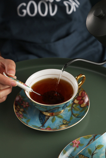 欧式骨瓷咖啡杯陶瓷杯，套具高档创意家用咖啡，杯碟套装下午茶水杯子