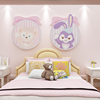 公主房间装饰儿童房间布置女孩床头卧室背景墙贴纸画创意3d立体