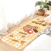 儿童卡通动漫床前地毯卧室床边毯长条房间地垫床尾满铺定制可机洗