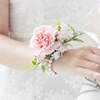 七色堇珍珠手腕花蕾丝手链时尚新娘伴娘姐妹手腕花新娘配饰用品
