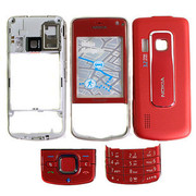 诺基亚NOKIA 6210S手机外壳 全套含镜面 键盘 中壳 红色