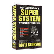 英文原版doylebrunson'ssupersystem超级系统德州扑克，入门宝典英文版进口英语原版书籍