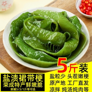 盐渍裙带菜梗5斤整箱海白菜裙海带海藻菜凉拌菜火锅食材即食